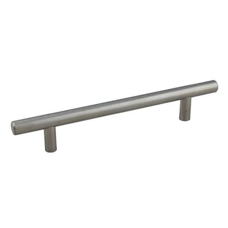 Crown 7" Bar Cabinet Pull with 5" Center to Center Diameter Satin Nickel Finish CHP107SN